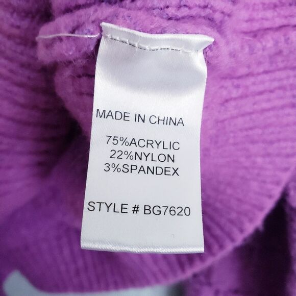 Shop The Mint Feeling Close To You Orchid Purple Textured Sweater - Picture 7 of 8